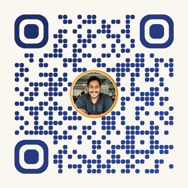 Artistic QR code for karthikguduru.com